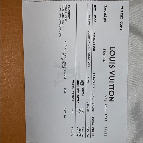 Louis Vuitton iPhone 7/8 plus case - Picture 3 of 8